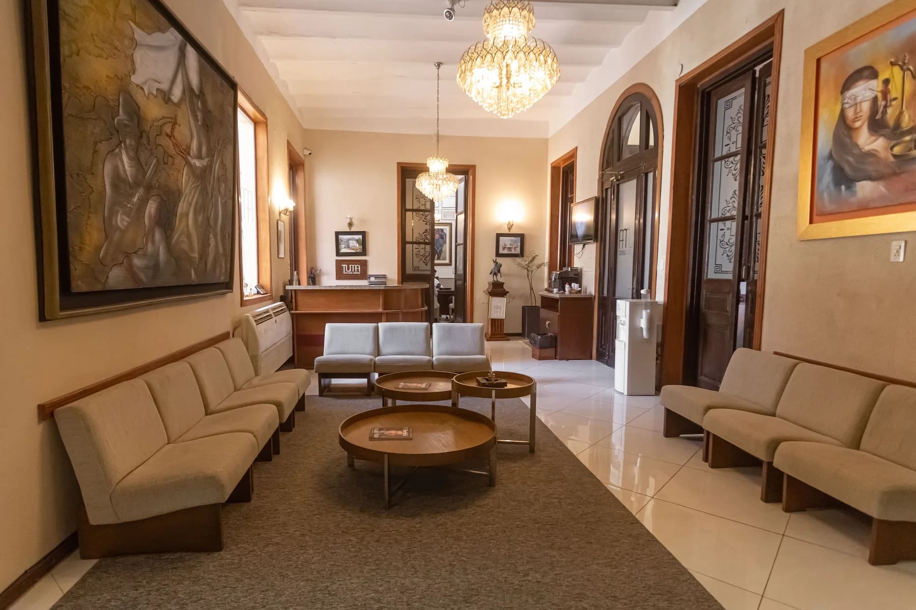 Interior del estudio Tuma