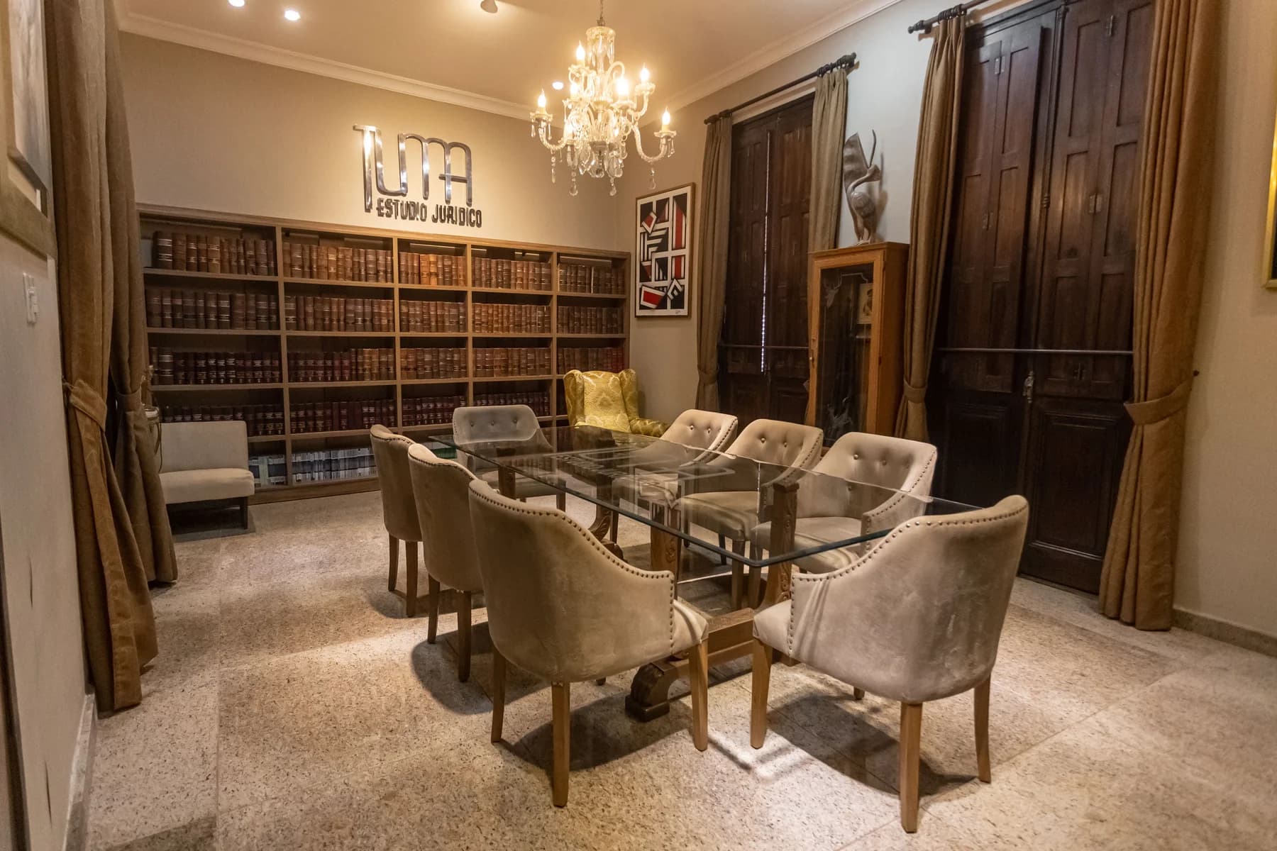 Sala de reuniones del estudio Tuma
